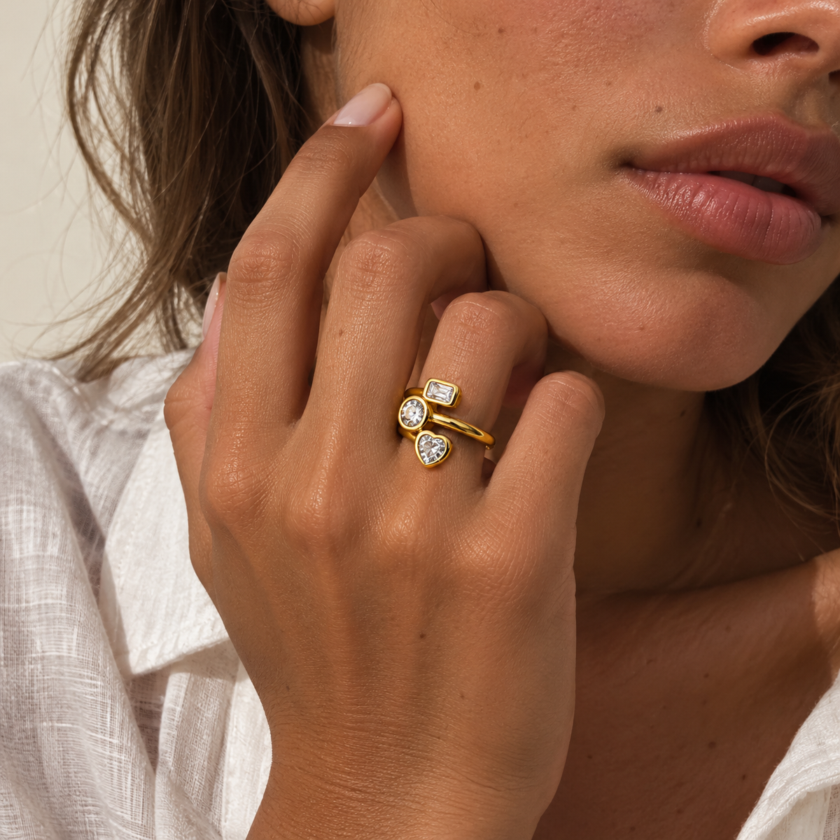 Siracusa Heart Ring