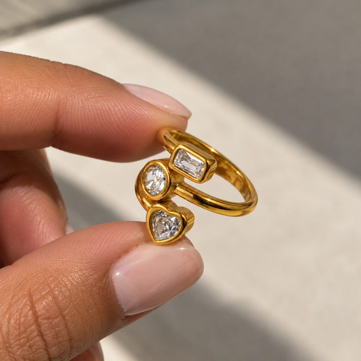 Siracusa Heart Ring